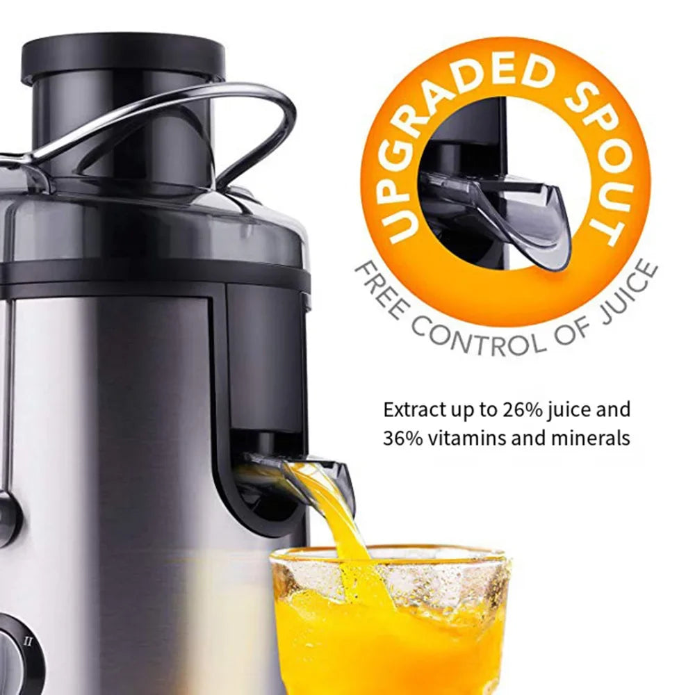 800W Electric Juicer, Fruit & Vegetable Smoothie Breaker with 2 Speeds, Easy To Clean