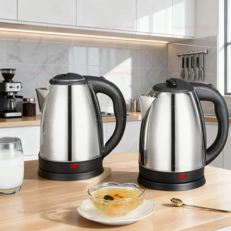 Smart Electric Kettle 1500W High Power Fast Boil Portable Kettle 304 Stainless Steel Smart Kettle for Home Office Hotel Travel