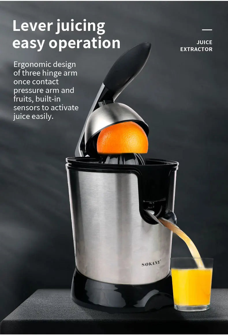 Household Stainless Steel Juicer, pressed orange juicer, lemon juicer, freshly squeezed electric juicer Limited price