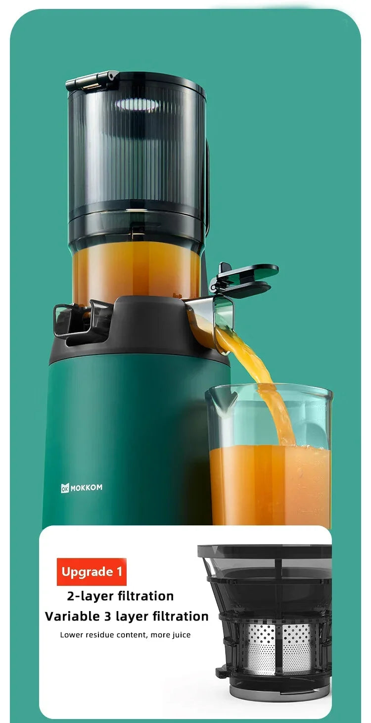Juicer large diameter new home juicer juice residue separation portable fruit and vegetable multifunctional new