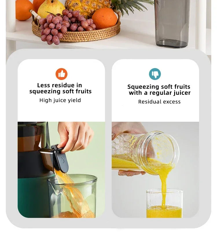 Juicer large diameter new home juicer juice residue separation portable fruit and vegetable multifunctional new