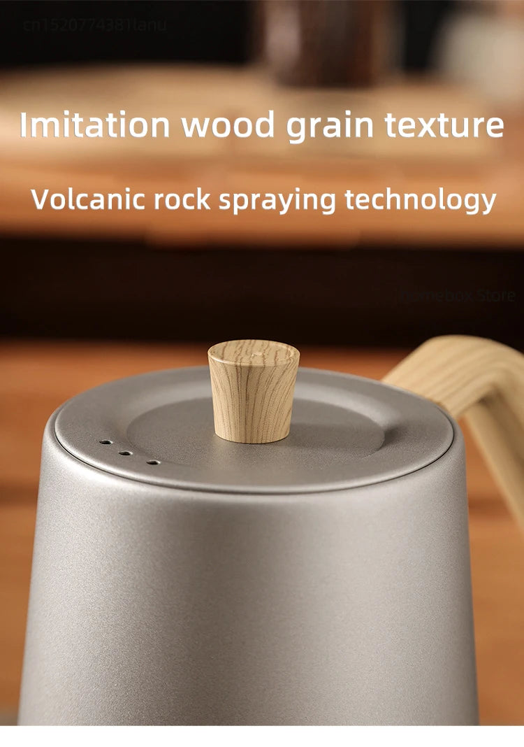 Gooseneck Electric Kettle 800ml Hand Brew Coffee Pot Smart Teapot Temperature Control Pot 1000W Rapid Heating Kettle 110V/220V