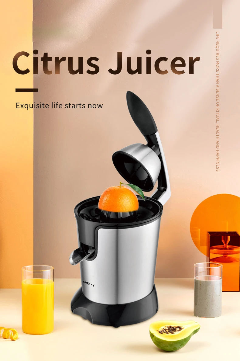Household Stainless Steel Juicer, pressed orange juicer, lemon juicer, freshly squeezed electric juicer Limited price