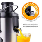 800W Electric Juicer, Fruit & Vegetable Smoothie Breaker with 2 Speeds, Easy To Clean