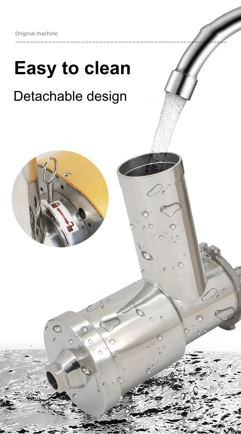 304 Stainless Stee Slow Masticating Auger Juicer Fruit and Vegetable Low Speed Juice Extractor Compact Cold Press Juicer Machine