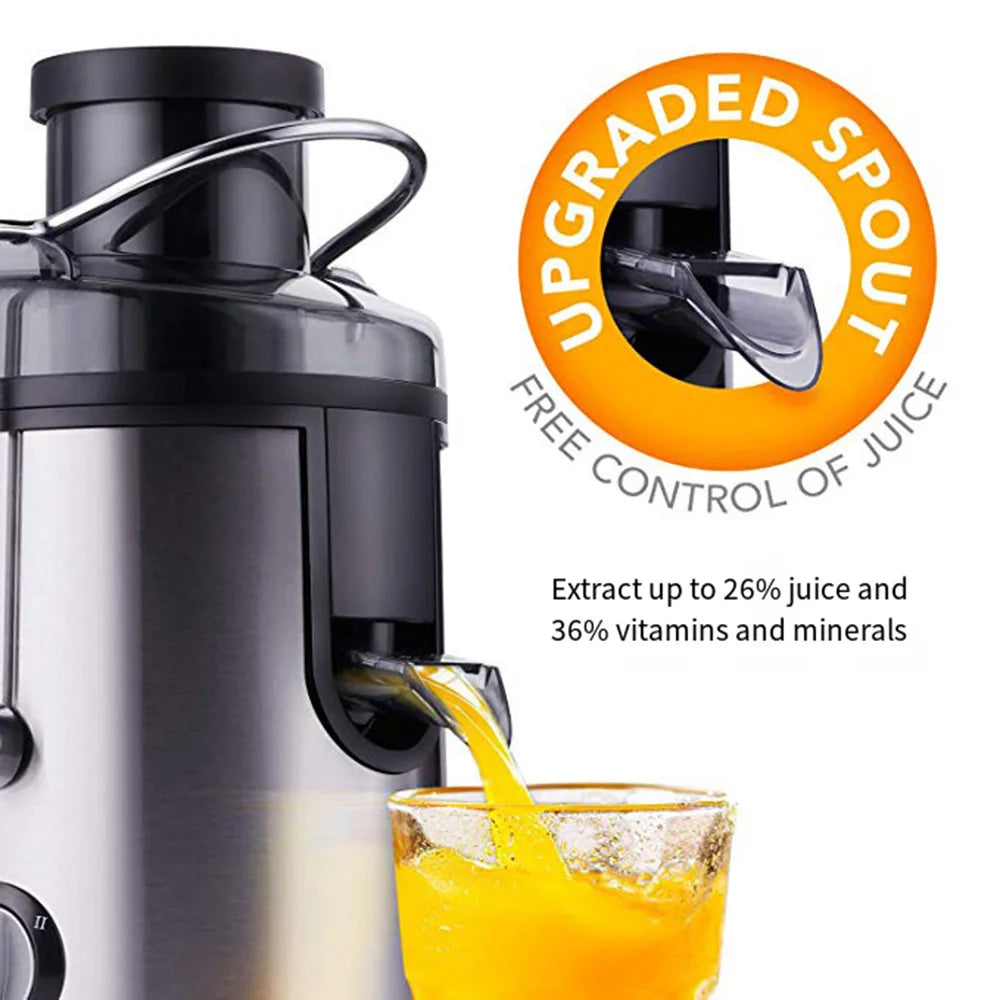 800W Electric Juicer, Fruit & Vegetable Smoothie Breaker with 2 Speeds, Easy To Clean
