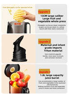 Juicer large diameter new home juicer juice residue separation portable fruit and vegetable multifunctional new