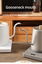 Gooseneck Electric Kettle 800ml Hand Brew Coffee Pot Smart Teapot Temperature Control Pot 1000W Rapid Heating Kettle 110V/220V