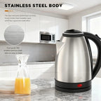 Smart Electric Kettle 1500W High Power Fast Boil Portable Kettle 304 Stainless Steel Smart Kettle for Home Office Hotel Travel