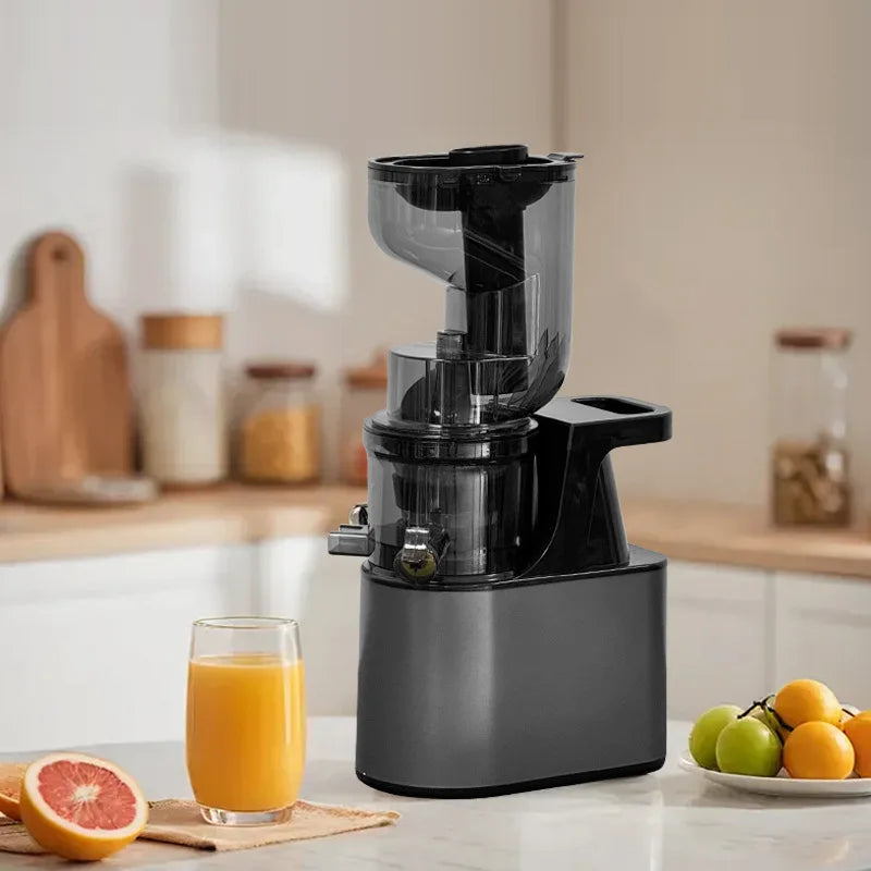 2L Stainless Steel Slow Juicer Commercial Automatic Juice Extractor with Pulp Separation Large Mouth