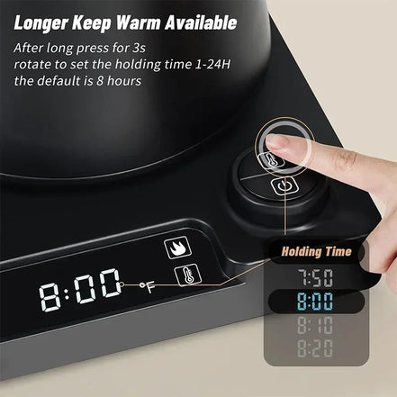 1200W Electric Kettle Intelligent Constant Temperature Fine Mouthed Electric Kettle Hand Brewed Coffee Kettle Goose Neck Kettle