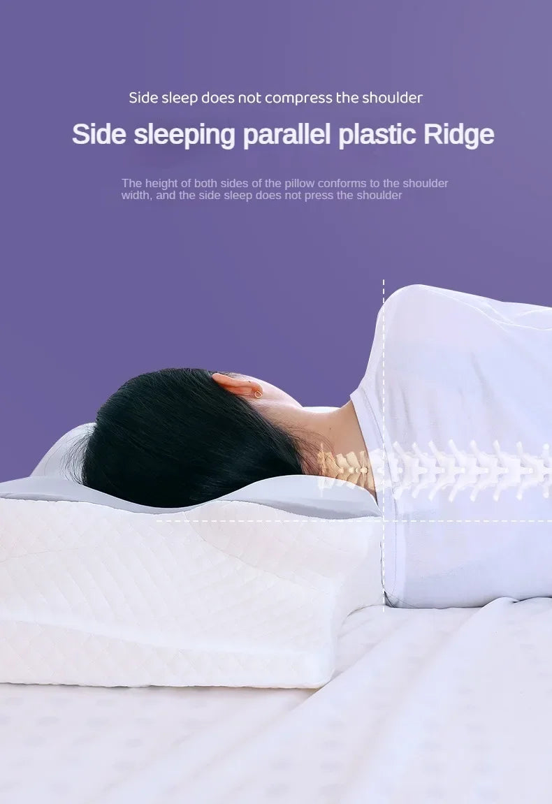 Cervical Neck Pillow Memory Foam Sleeping Pillows Ergonomic Orthopedic Neck Support Contour For Side Back Stomach Sleepers