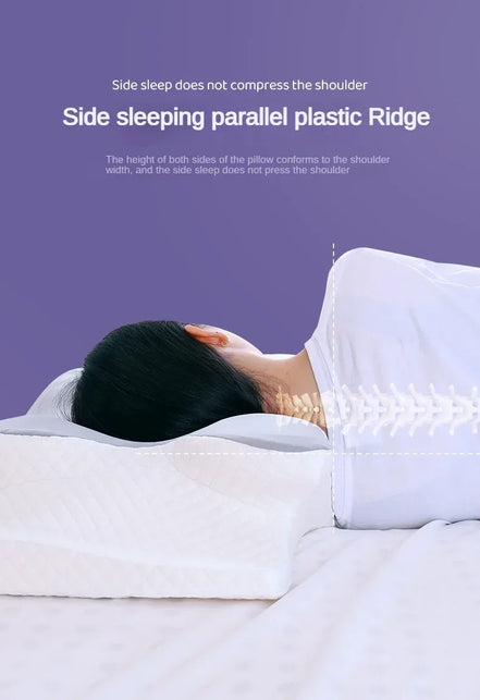 Cervical Neck Pillow Memory Foam Sleeping Pillows Ergonomic Orthopedic Neck Support Contour For Side Back Stomach Sleepers