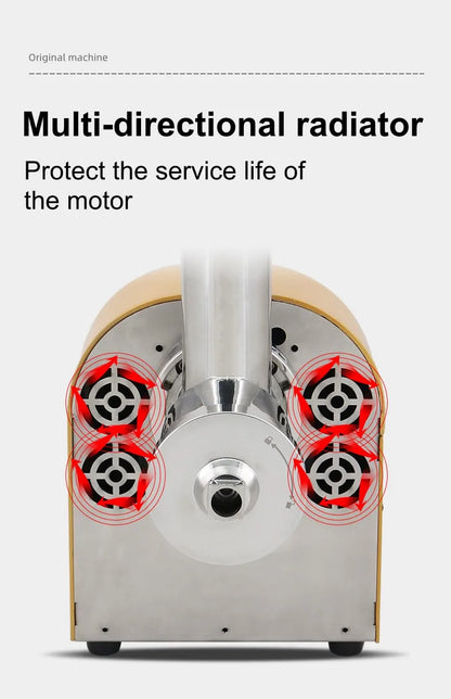 304 Stainless Stee Slow Masticating Auger Juicer Fruit and Vegetable Low Speed Juice Extractor Compact Cold Press Juicer Machine