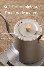 Gooseneck Electric Kettle 800ml Hand Brew Coffee Pot Smart Teapot Temperature Control Pot 1000W Rapid Heating Kettle 110V/220V