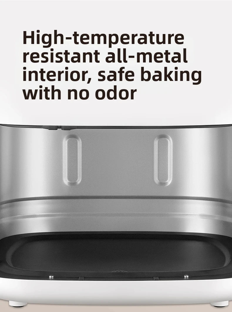 5.3L Super-capacity Visualized Air Fryer | Perspective Window Design Touch Screen +12 Preset Menu|Detachable Cleaning|Household