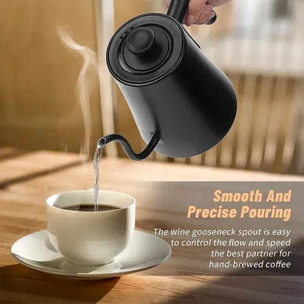 1200W Electric Kettle Intelligent Constant Temperature Fine Mouthed Electric Kettle Hand Brewed Coffee Kettle Goose Neck Kettle
