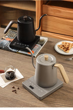 Gooseneck Electric Kettle 800ml Hand Brew Coffee Pot Smart Teapot Temperature Control Pot 1000W Rapid Heating Kettle 110V/220V