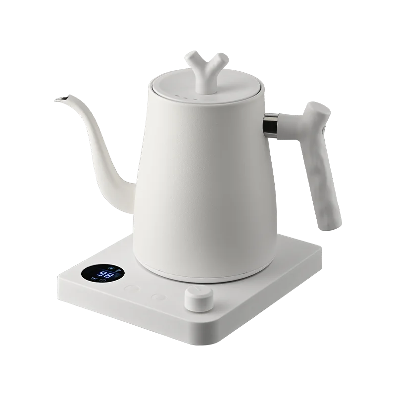 1000W Electric Kettle Household 304 Stainless Steel Coffee Pot Intelligent Temperature Regulation LED Display Safe Anti Scalding