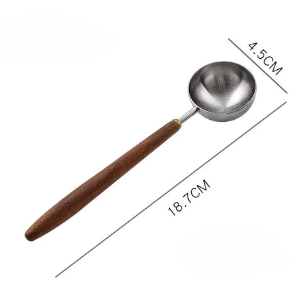 Leeseph Wooden Coffee Bean Dosing Cup with Spray Bottle Set, Espresso Coffee Accessories Bean Organizer Coffee Lover Gift