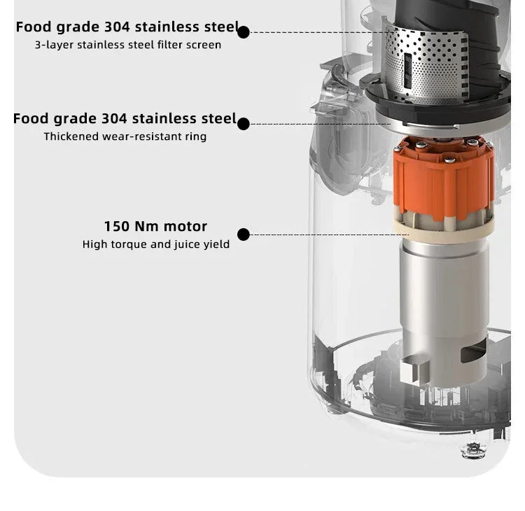 Juicer large diameter new home juicer juice residue separation portable fruit and vegetable multifunctional new