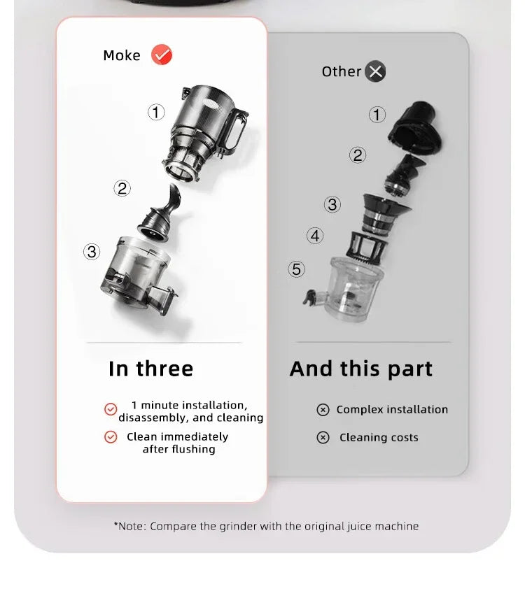 Juicer large diameter new home juicer juice residue separation portable fruit and vegetable multifunctional new